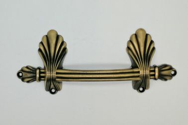 Antike Messingfarbe Schalen Design Metall Sarg Handgriff Hochwertige Zubehör ZH020